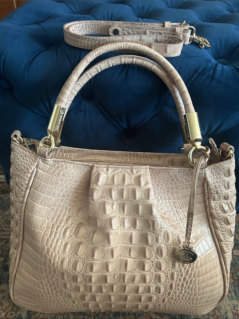 Brahmin Melbourne Ruby Satchel, Used Once/EUC